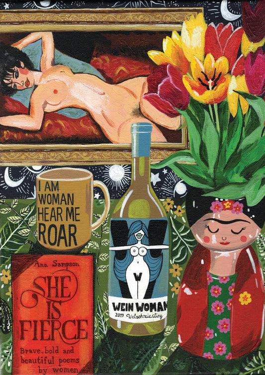 Donna Flowers-Dorning - I Am Woman - A4 print artwork