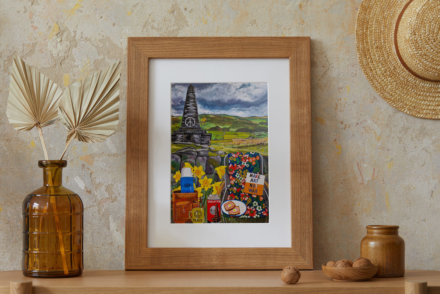 Donna Flowers-Dorning - Make Art Not War - A4 print artwork