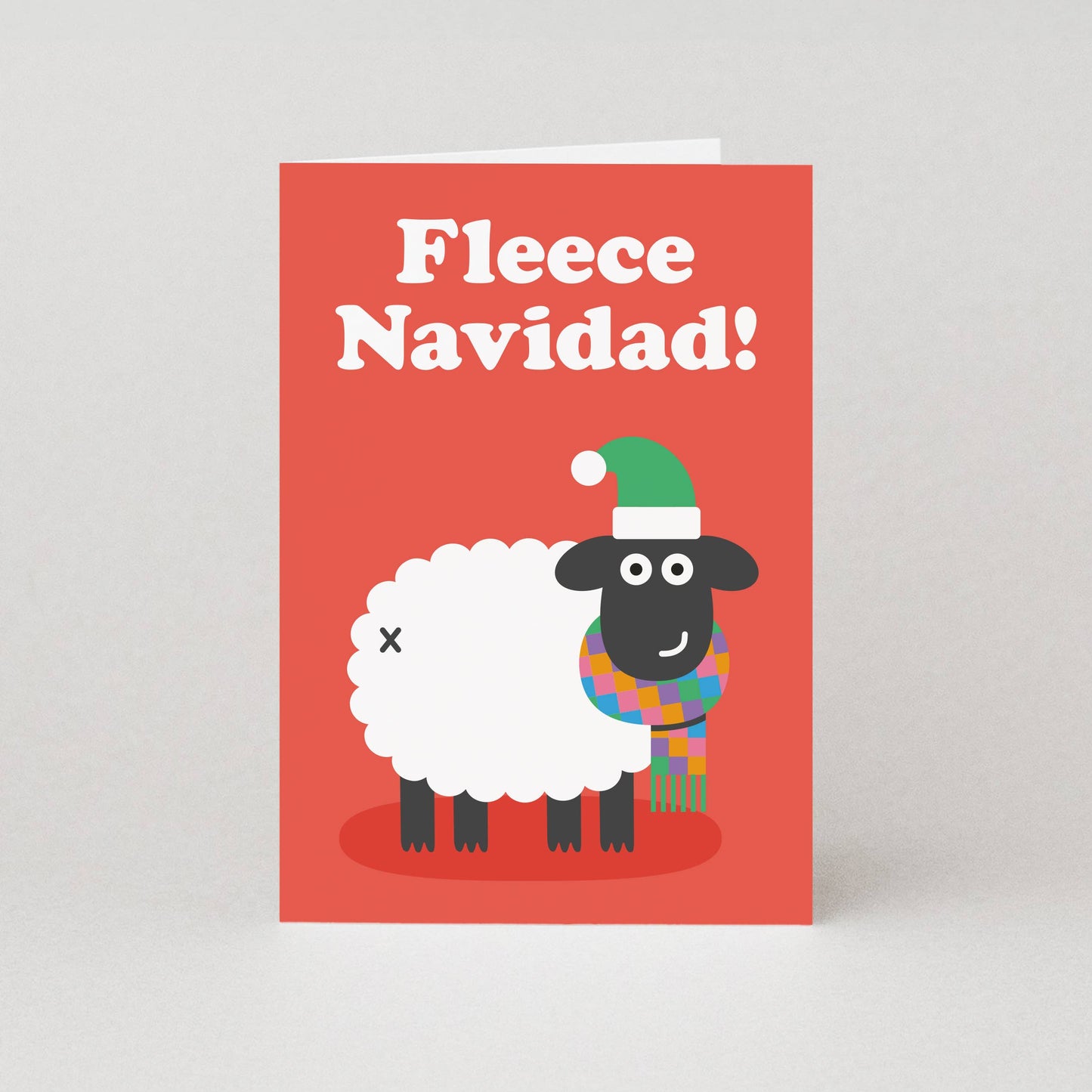 Studio Boketto Fleece Navidad Christmas Card