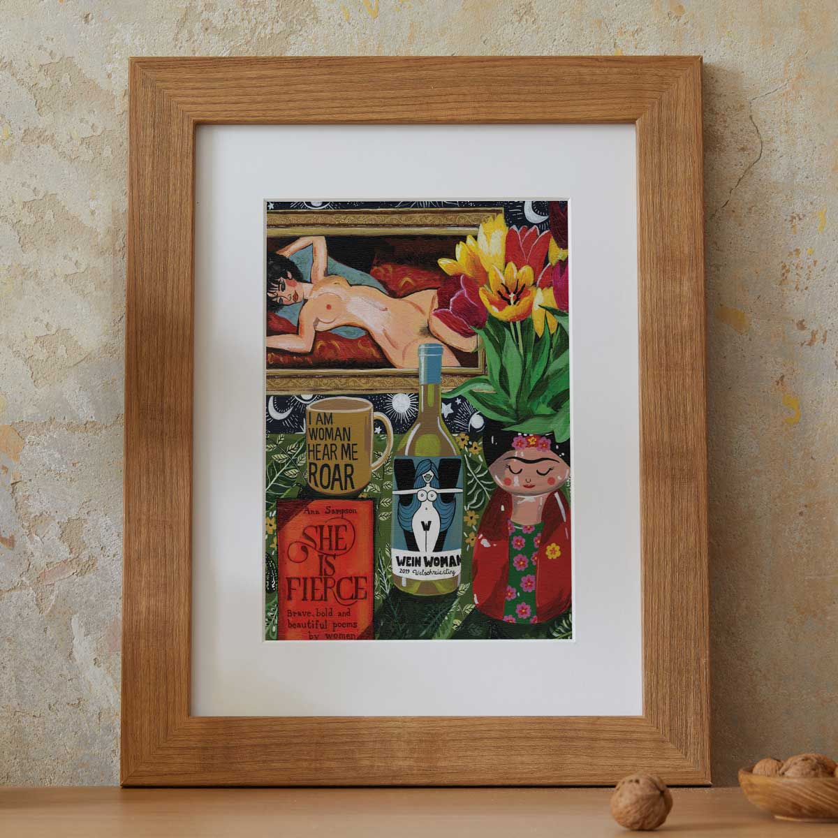 Donna Flowers-Dorning -  I Am Woman - A4 print artwork