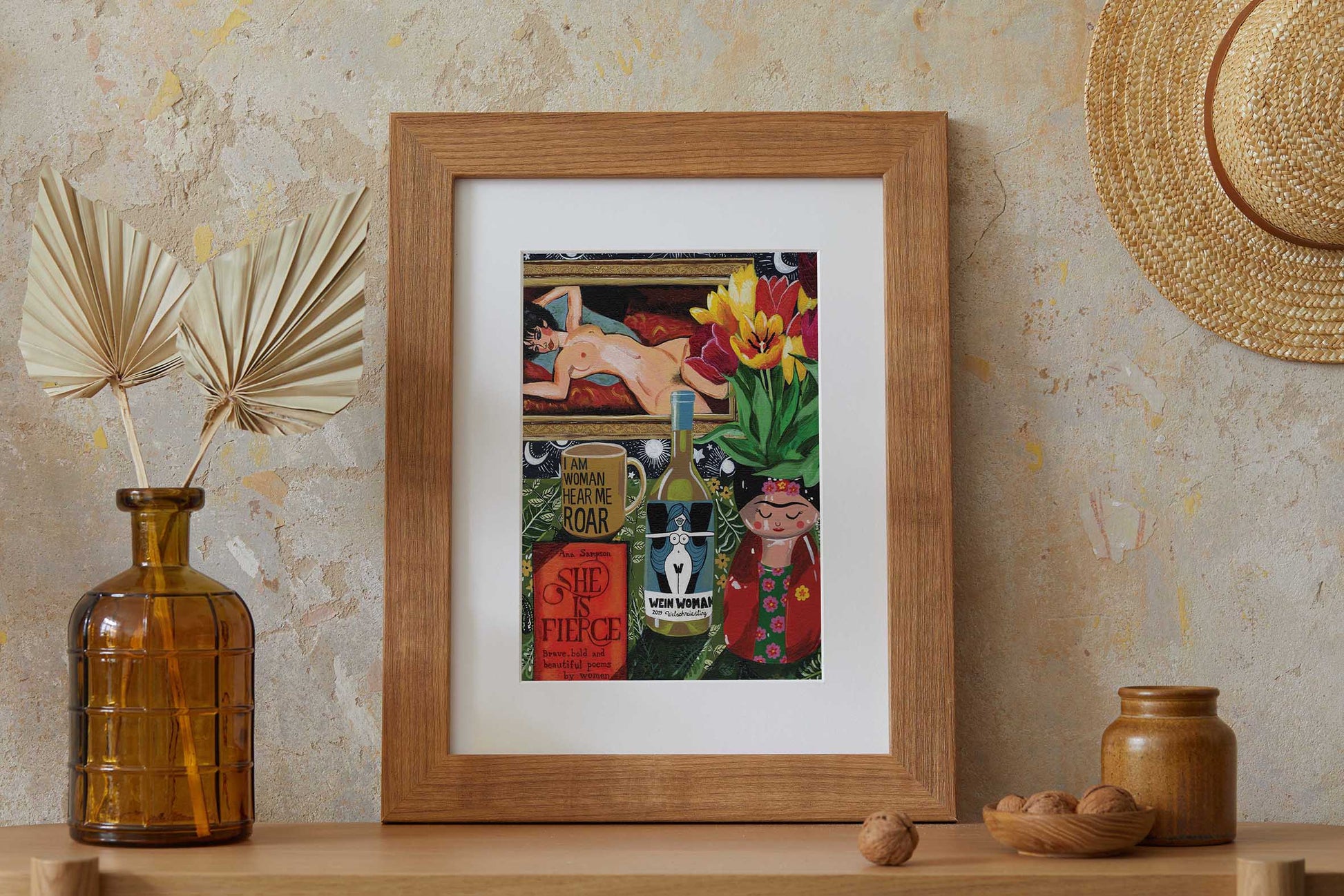 Donna Flowers-Dorning -  I Am Woman - A4 print artwork