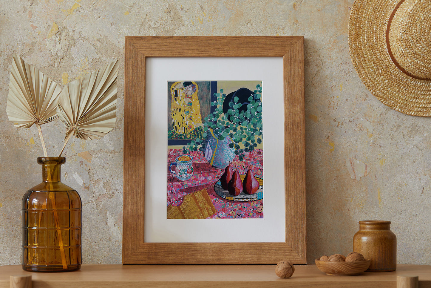 Donna Flowers-Dorning -  Klimt Kiss - A4 print artwork
