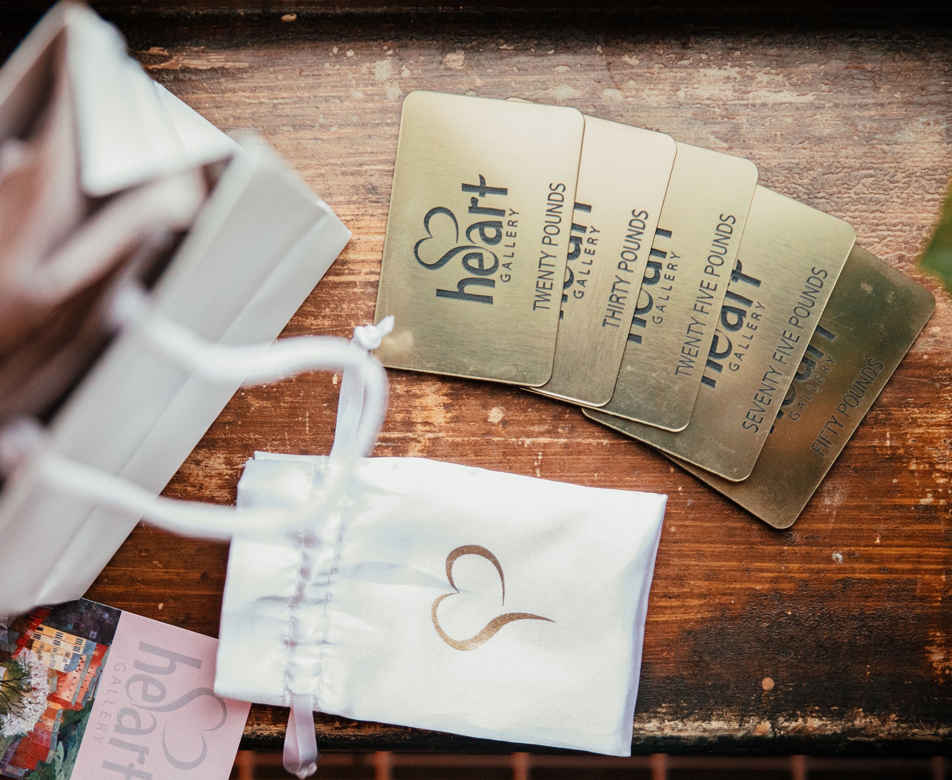 Giftt Vouchers to choose from for Heart Gallery