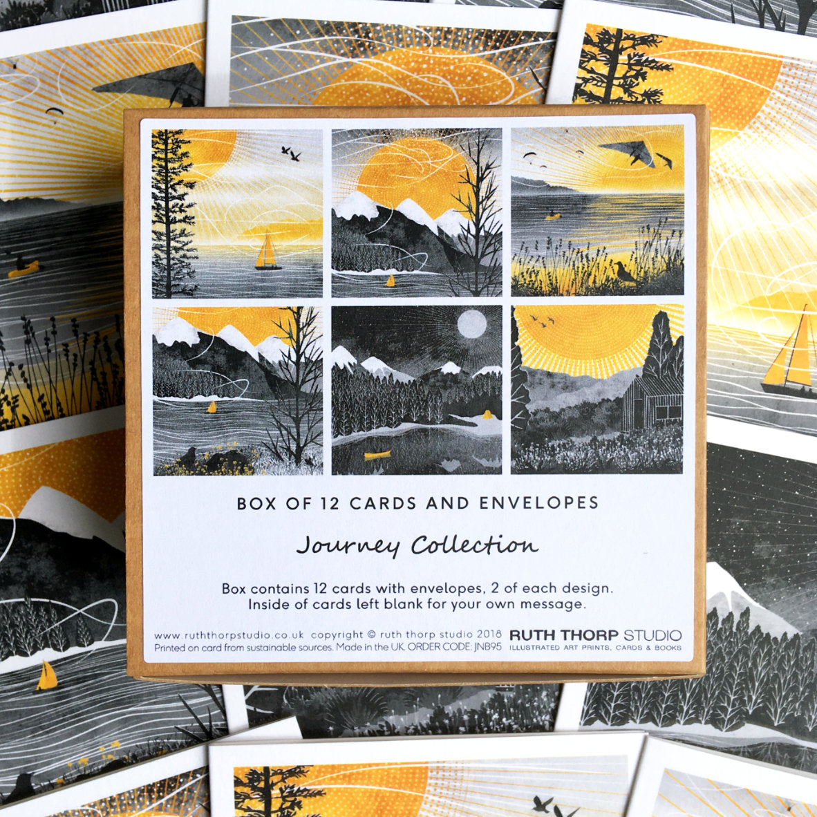 Ruth Thorp Journey Collection box of 12 cards