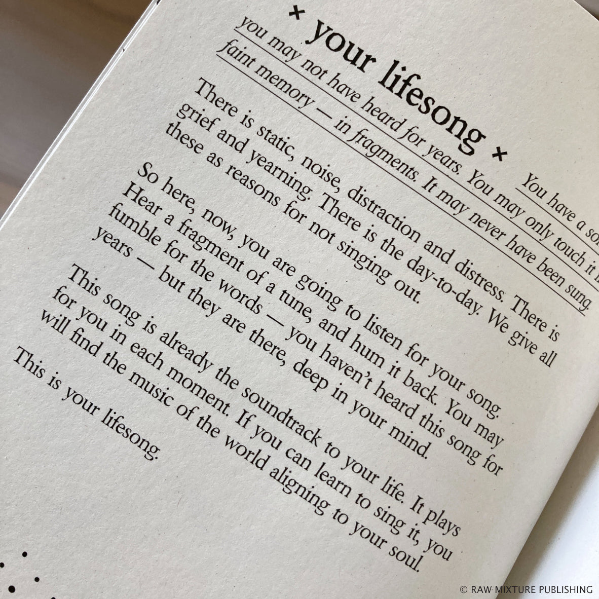 Mary Thorp - Lifesongs  - Book poetry Steve Thorp Ruth Thorp Raw Mixture Heart Gallery