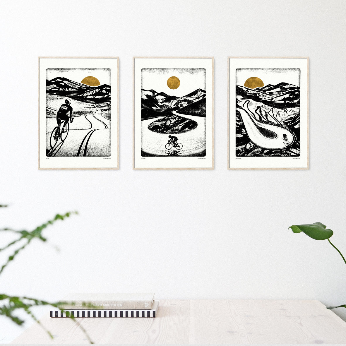Copy of Luke Holcombe - Mountain High Collection - Ride Free artwork A4 print