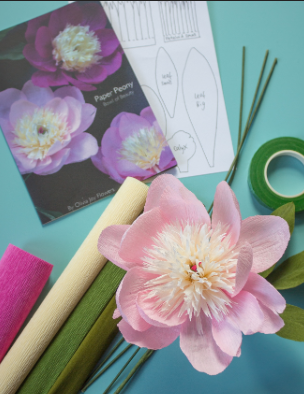 paper peony kit Olivia Joy