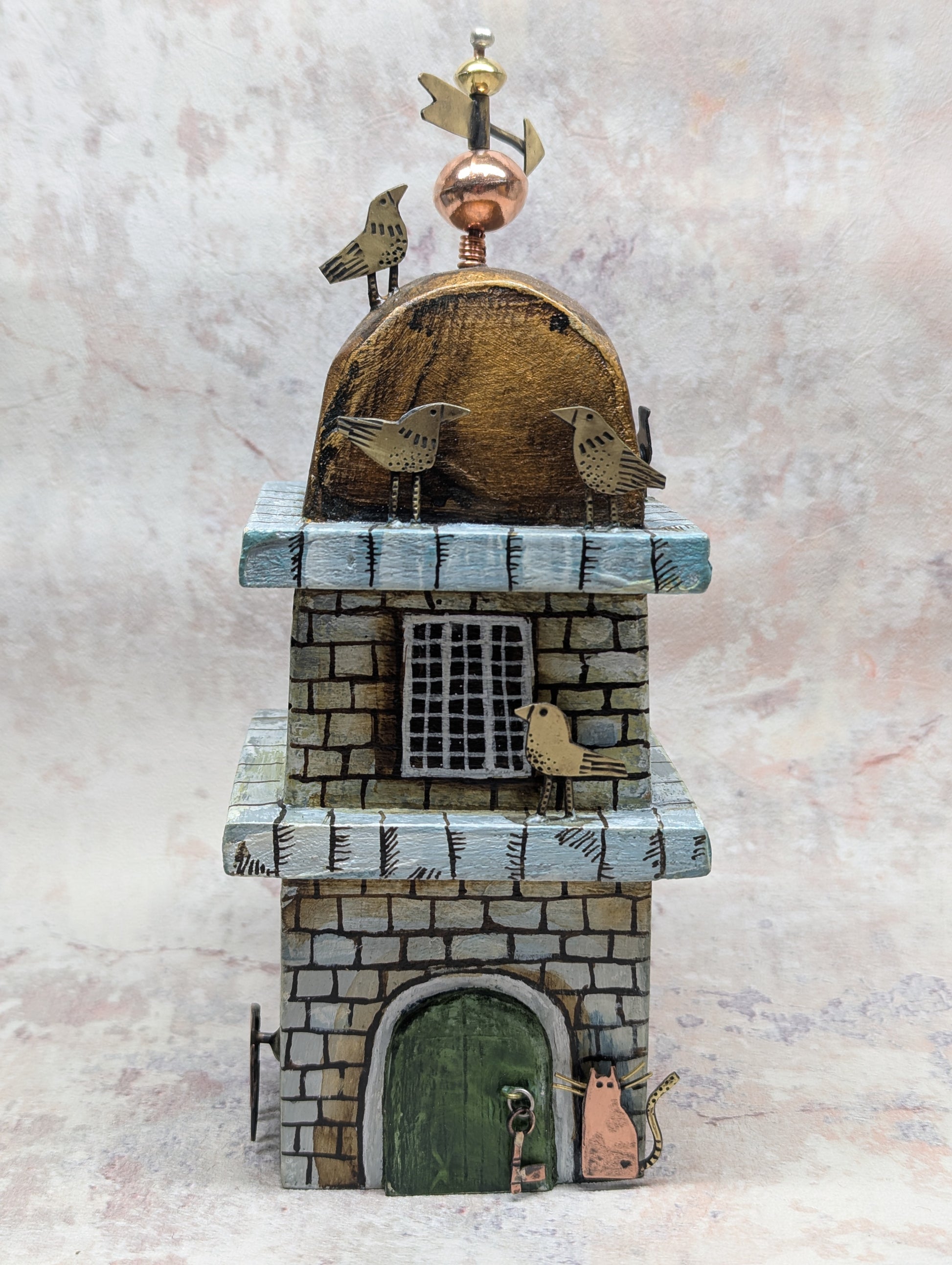 large Frances Noon house with fox