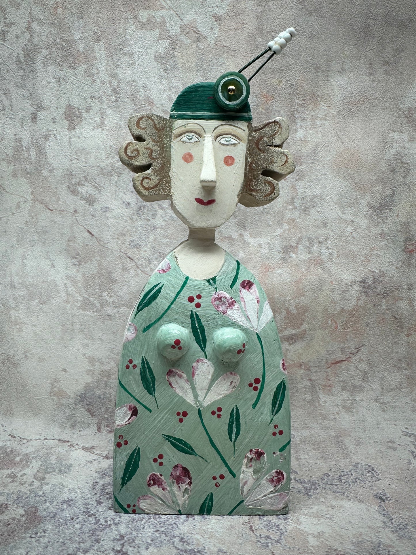 Lynn Muir sculpture for Portrait of a Northern town in Heart Gallery Hebden Bridge