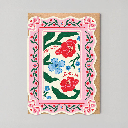 Floral Thank You Card by Studio Boketto